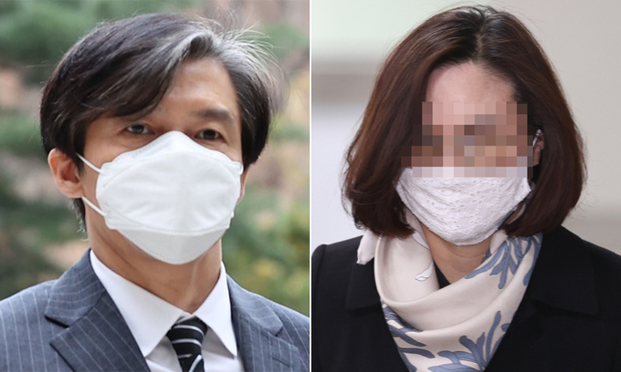 '인턴증명서 위조' 주도 판단… 조국 재판도 가시밭길