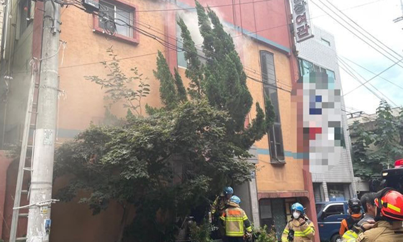 대구 서구 숙박업소 화재 현장서 60대 투숙객 숨진 채 발견