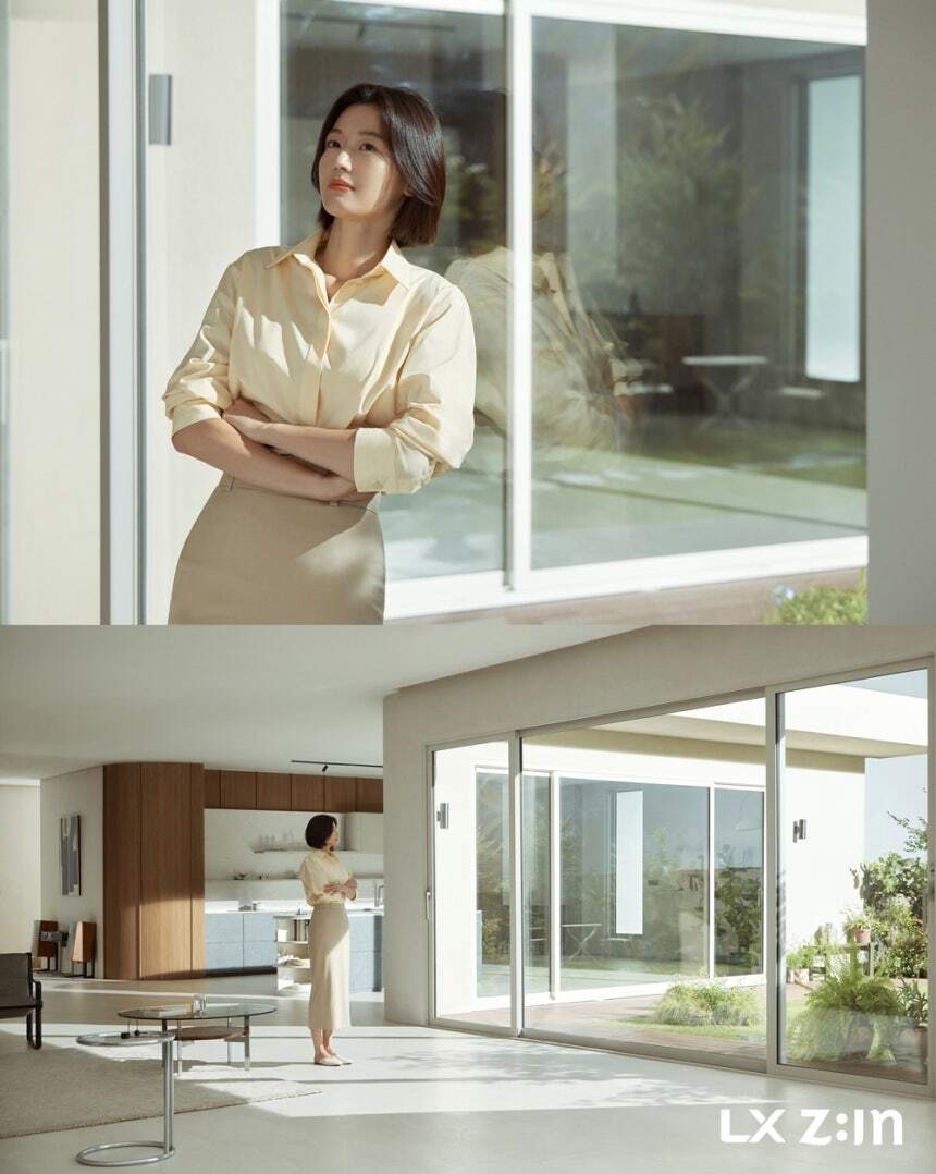 LX하우시스, 배우 전지현 출연 ‘뷰 프레임’ 창호 신규 광고 전개