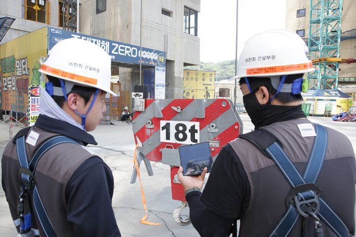 한화 건설부문, 와이어로프 ‘스마트 안전진단’ 장비 도입