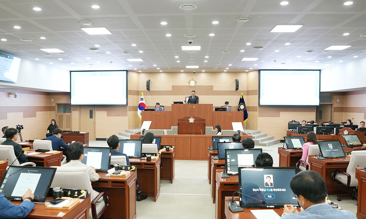 아산시의회 제262회 아산시의회 임시회 개회 11일간 의정활동 돌입
