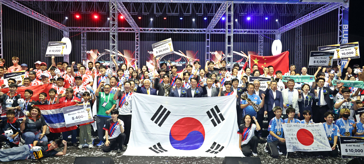 전주 드론축구월드컵 초대 챔피언은 ‘한국’…세계 드론스포츠 중심지 도약