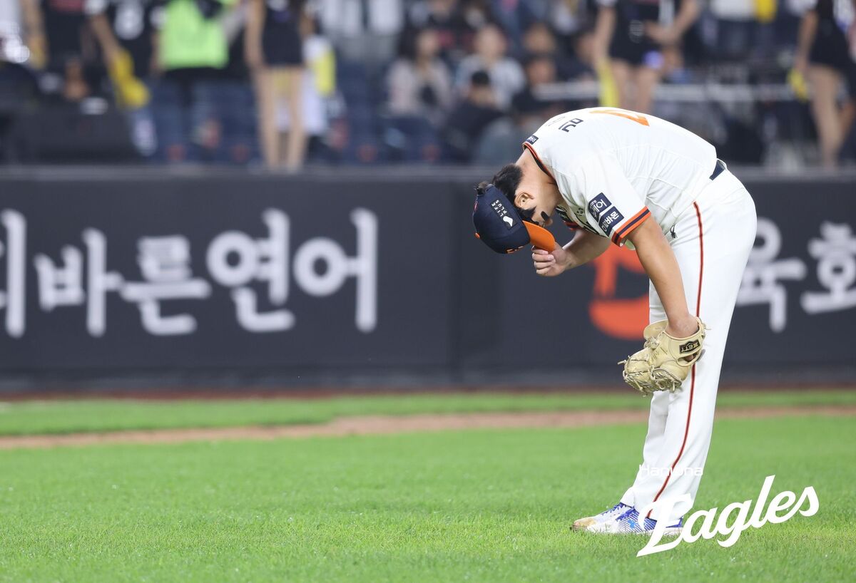 ‘야구의 신은 왜 이리 김서현에게 잔인한가...’ 만년 약체 한화의 2위도 김서현 덕분, 한화의 역전 정규리그 우승 가능성을 없앤 것도 김서현이었다