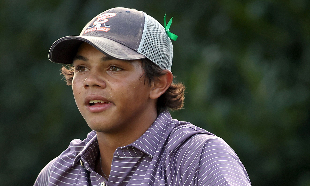 우즈 아들 찰리, 미국주니어골프협회 올해 퍼스트팀에 선정