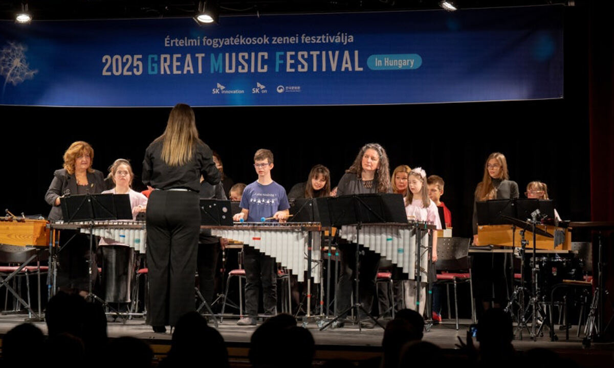 SK온, 헝가리서 발달장애인 음악축제 열어