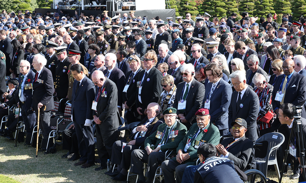 전 세계서 부산 향해 1분간 묵념… 유엔참전용사 추모 함께 나섰다