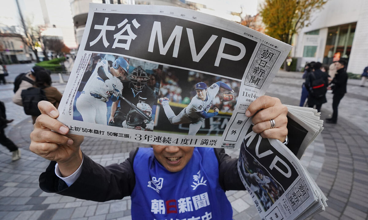 “자연의 섭리 거스른 듯한 새 영웅”…日 언론, 오타니 MVP 대서특필