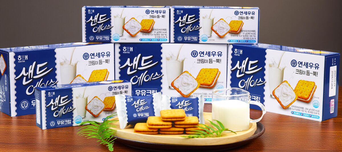 “또한번 MZ 저격”…해태제과, 연세우유와 ‘샌드에이스 우유크림’ 선봬