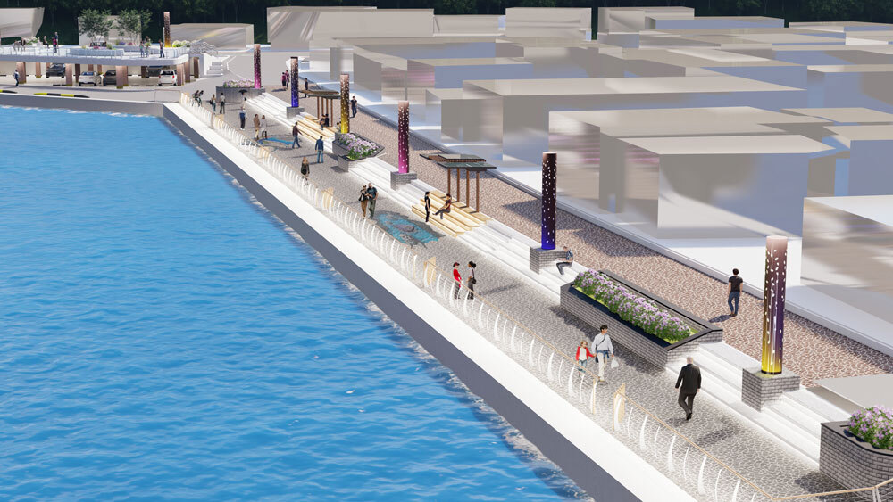 삼척시, 옛 삼척수협·활어회센터 전기선 매설…"명소 거리로"