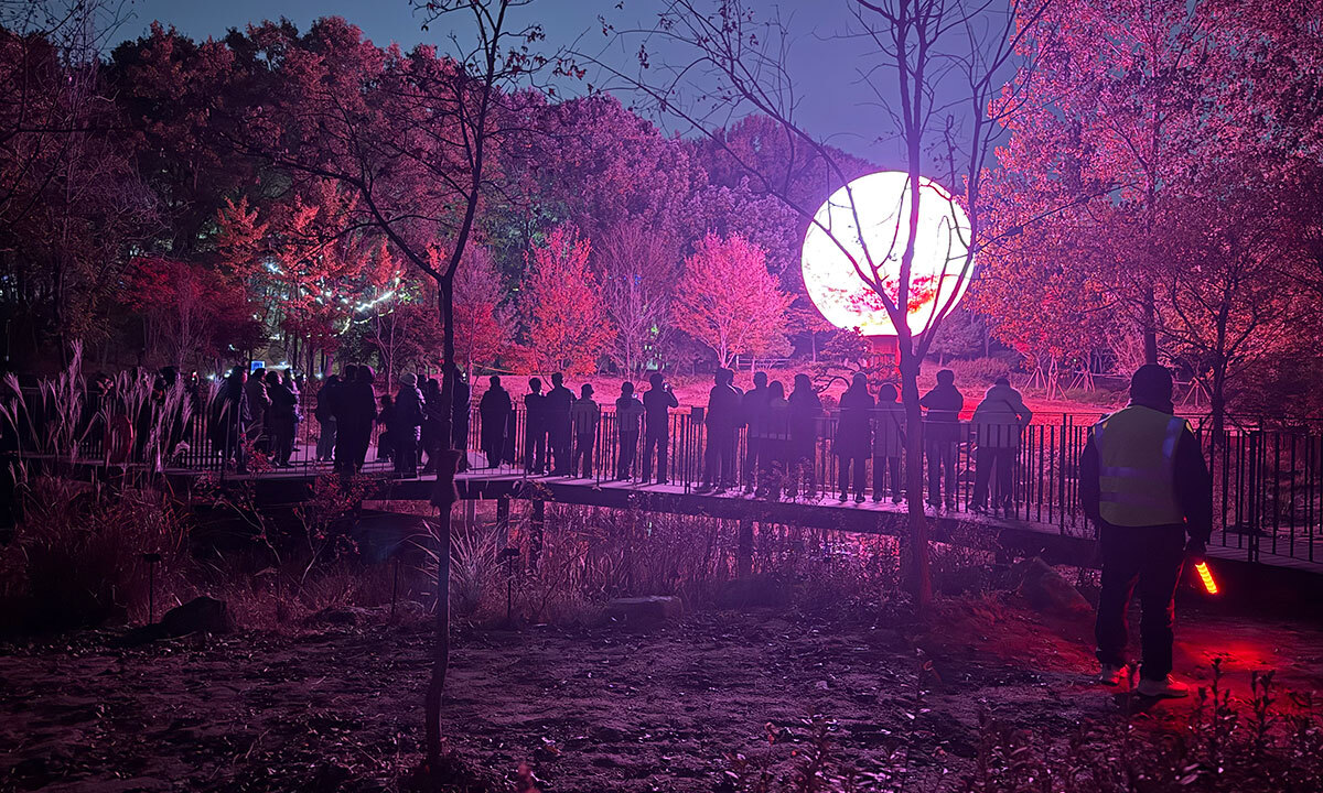 부천시 미디어 테마파크 ‘루미나래 도화몽’ 개장 24일 1만명 발길