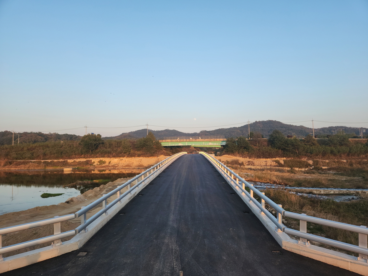 영주 죽계천 횡단 도로교량 신설…연내 마무리