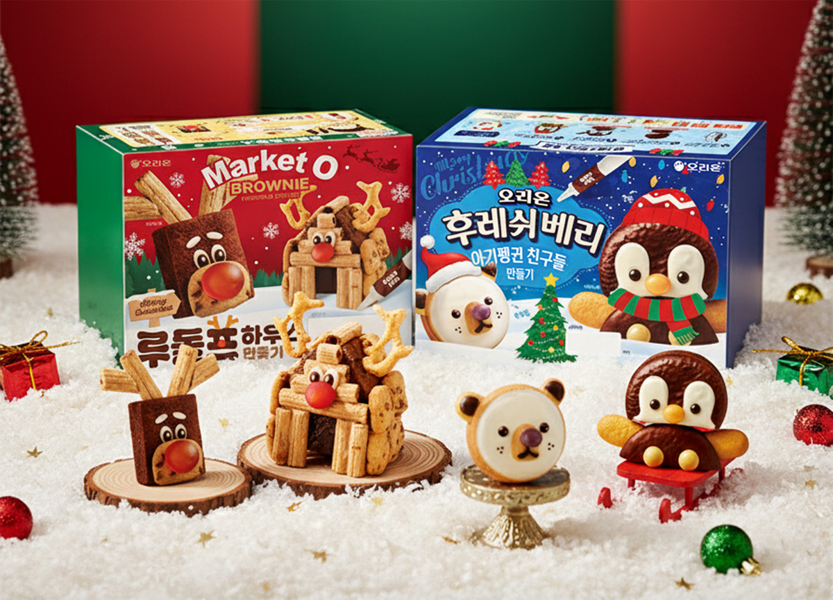 “연말 홈파티 즐겨볼까”…오리온, 크리스마스 한정판 선봬