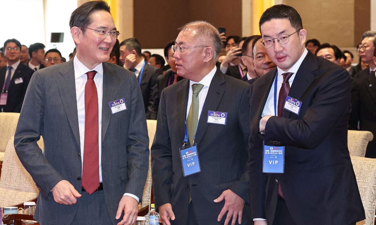 배터리·반도체·車·콘텐츠 기업 총출동…공급망 안정·신산업 협력 등 중점 모색 [한·중 정상회담]