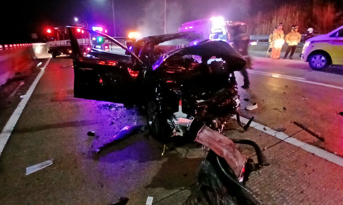 졸음운전으로 경찰관 등 2명 사망… 운전자 구속