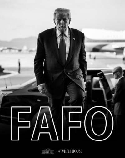 “FAFO, 까불면 다친다”…트럼프 사진 배경엔 시진핑 만난 김해공항