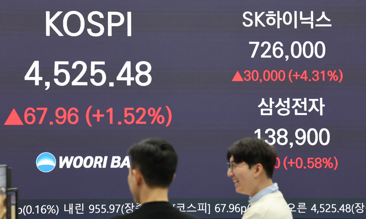 코스피 4500 고지 첫 점령… '꿈의 오천피' 기대감 ↑