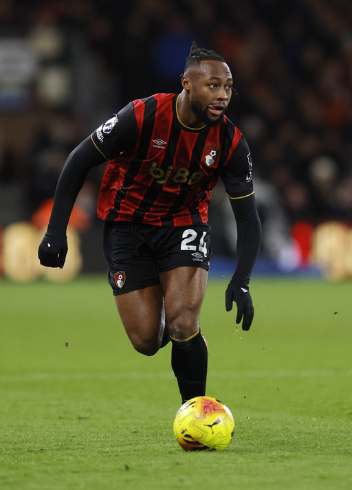 이번 시즌 9골 넣은 세메뇨, 본머스 떠나 맨시티로 간다