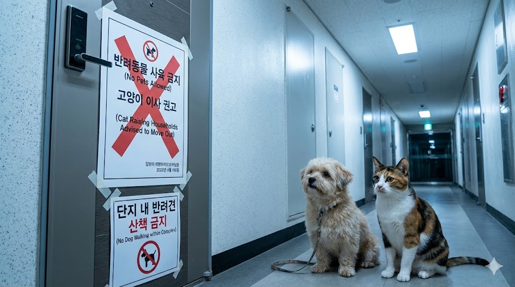 “개는 산책 금지, 고양이는 이사 가서 키우세요”…법적 강제력 있을까?