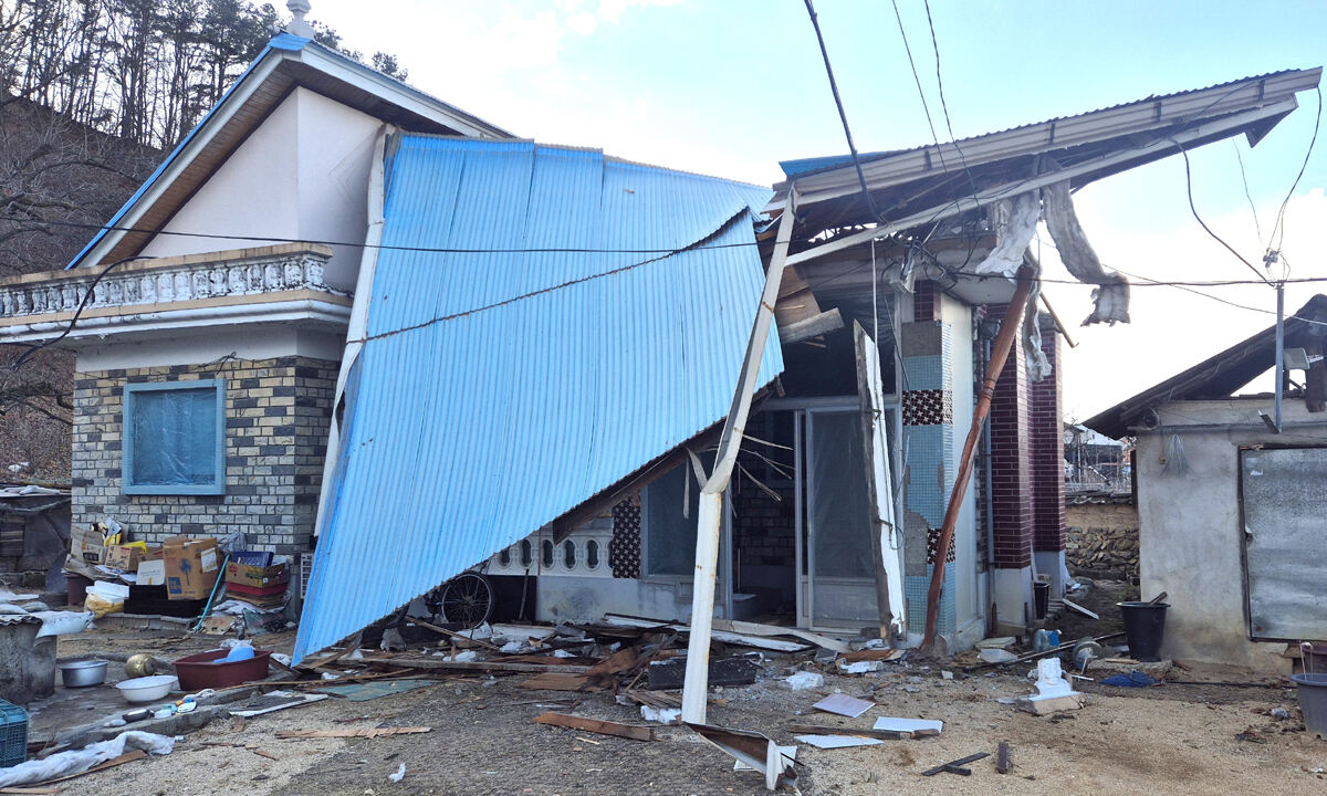 한겨울 태풍 온 줄… 원인은 기압차