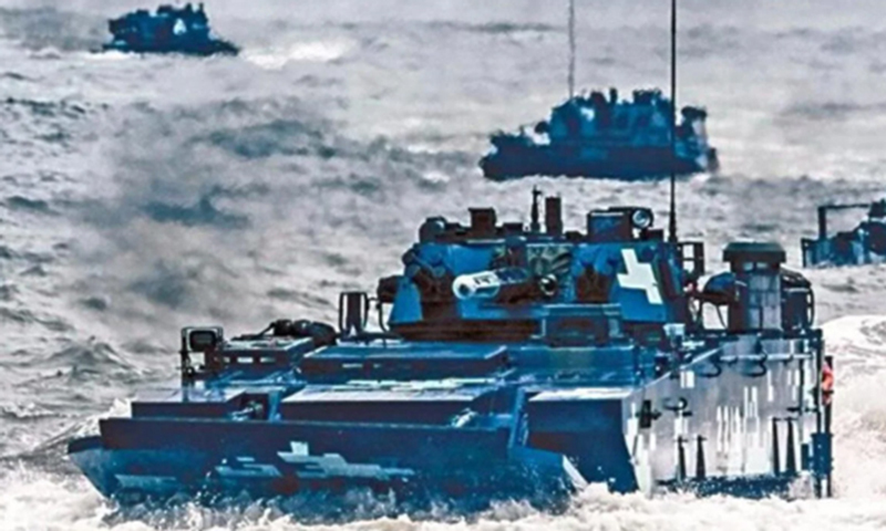 “中, 2025년 7월 대형 화물선 동원해 대만상륙훈련”