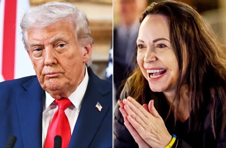 트럼프, 베네수 대통령 후보 ‘면접’ 보나… 마차도 만난다