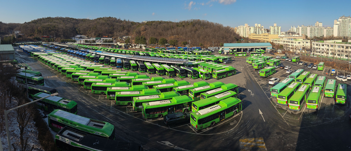 버스가 사라진 서울… '서울 시내버스 노조 파업 돌입' [한강로 사진관]