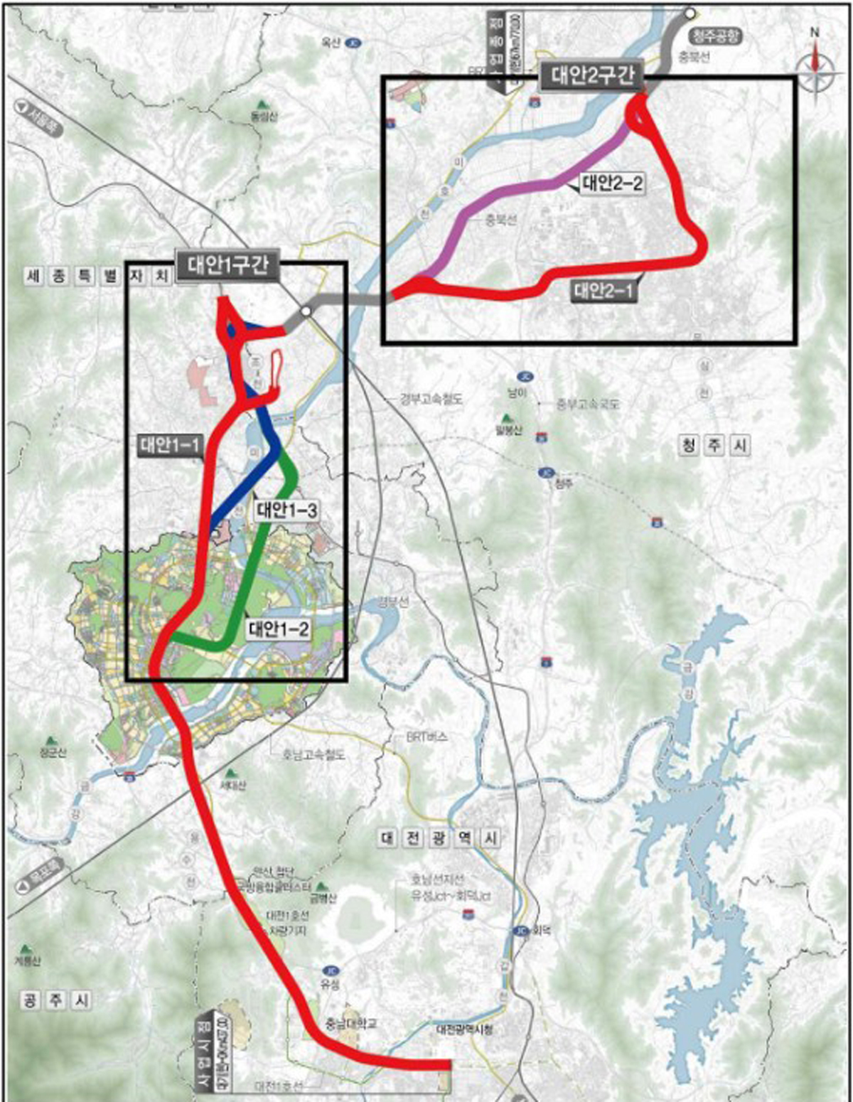 “2개 구간 3가지 대안”… 충청권광역철도 밑그림 그려진다