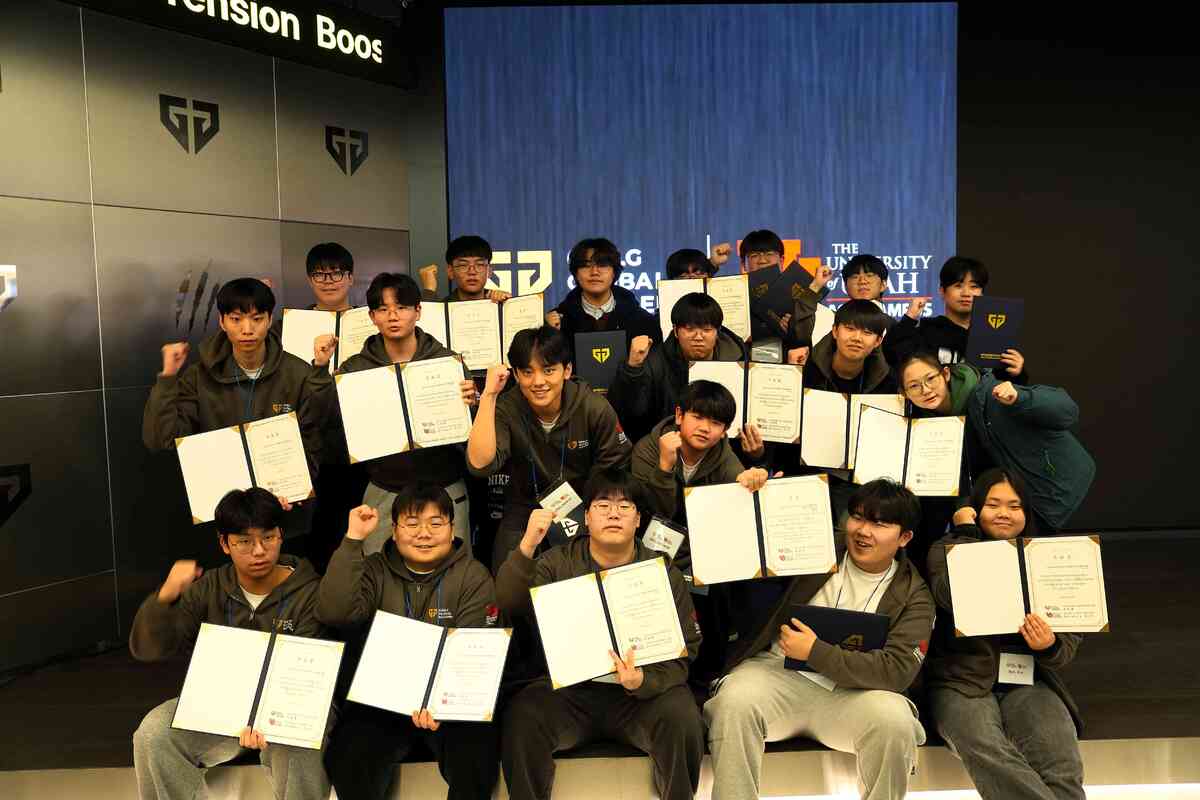 유타대, 젠지글로벌 공동 운영 중·고교생 ‘게임 캠프’ 성료