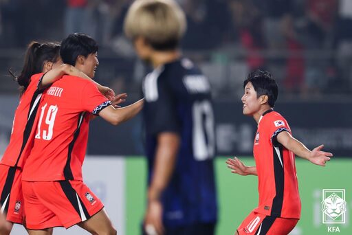 정다빈이 구했다…여자축구, 동아시안컵 한일전 1-1 무승부
