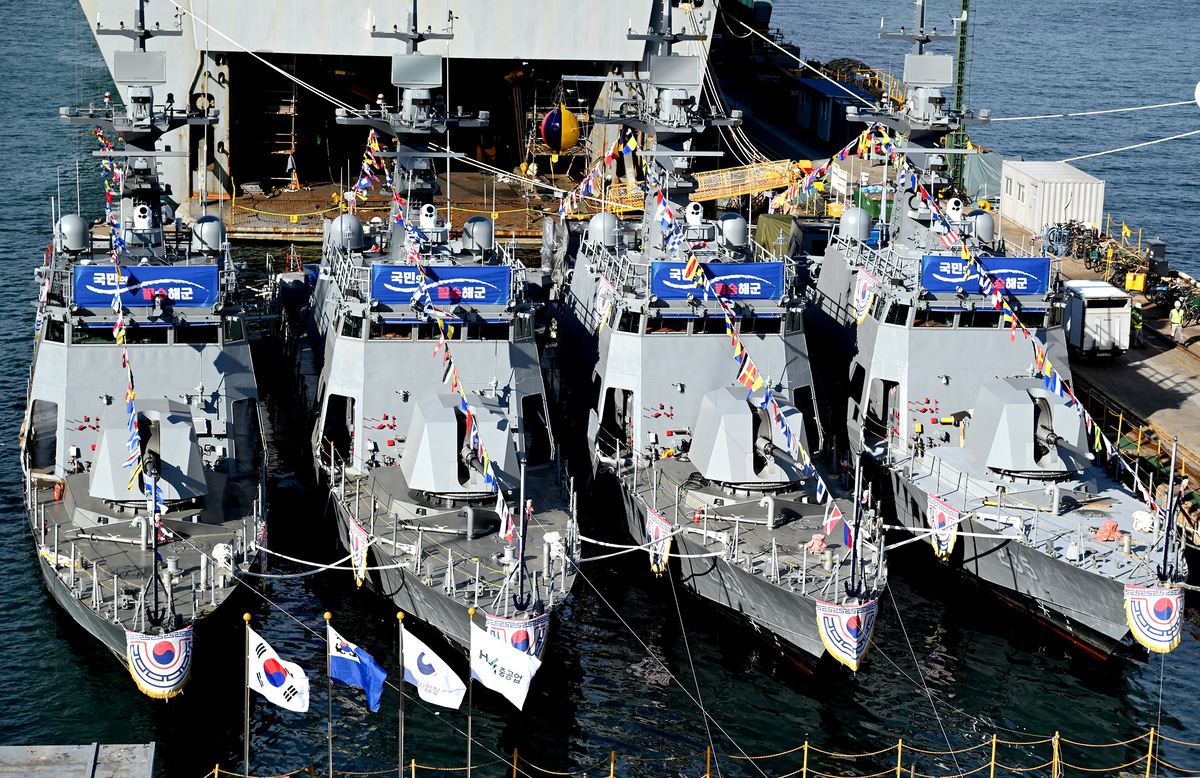 HJ중공업, 해군 신형 고속정 4척 수주