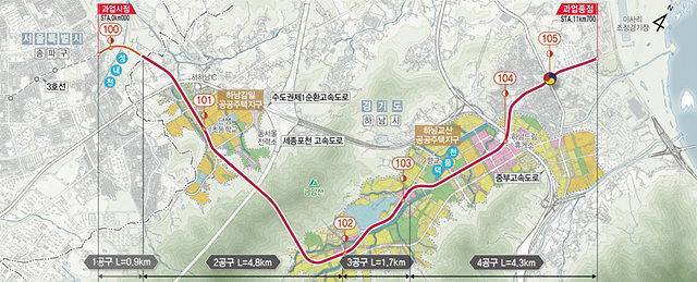 3호선 연장 2∼4공구 입찰 성립…하남시 “사업 본격화 기대”