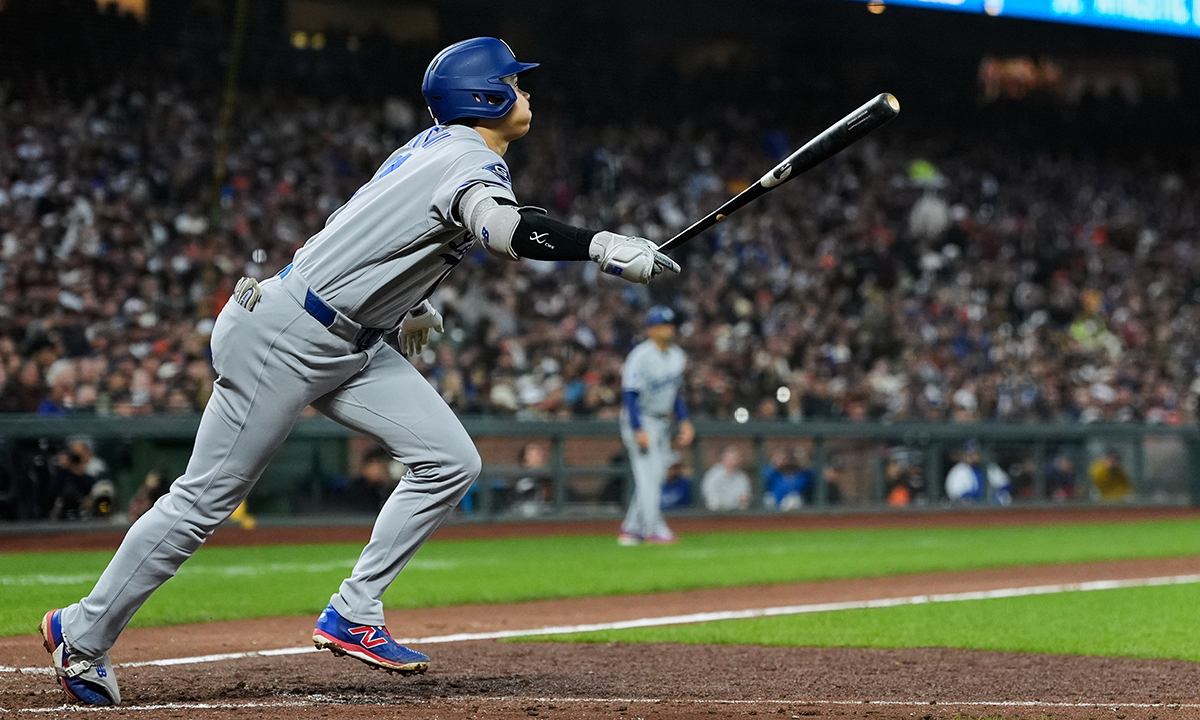 오타니 쇼헤이 53경기 연속 출루 관련 경기 사진