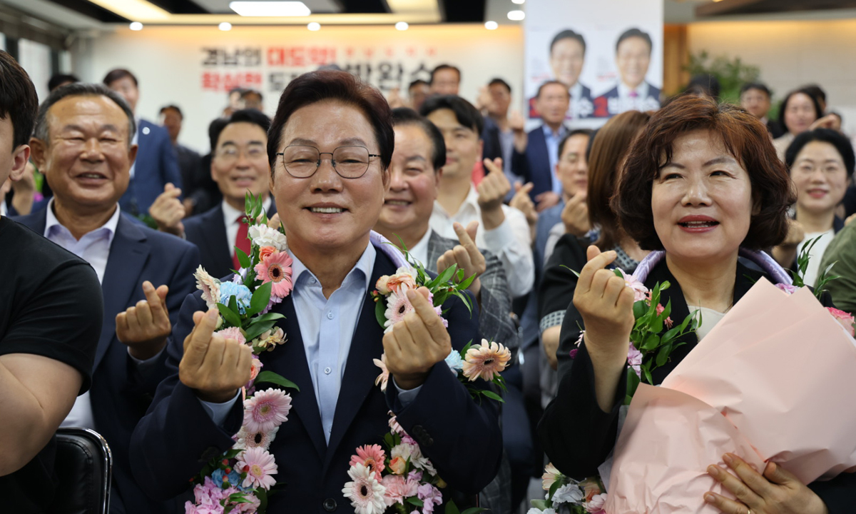 출구조사 뒤집은 15시간의 드라마…박완수, 김경수 꺾고 경남지사 '재선' [6·3의 선택]