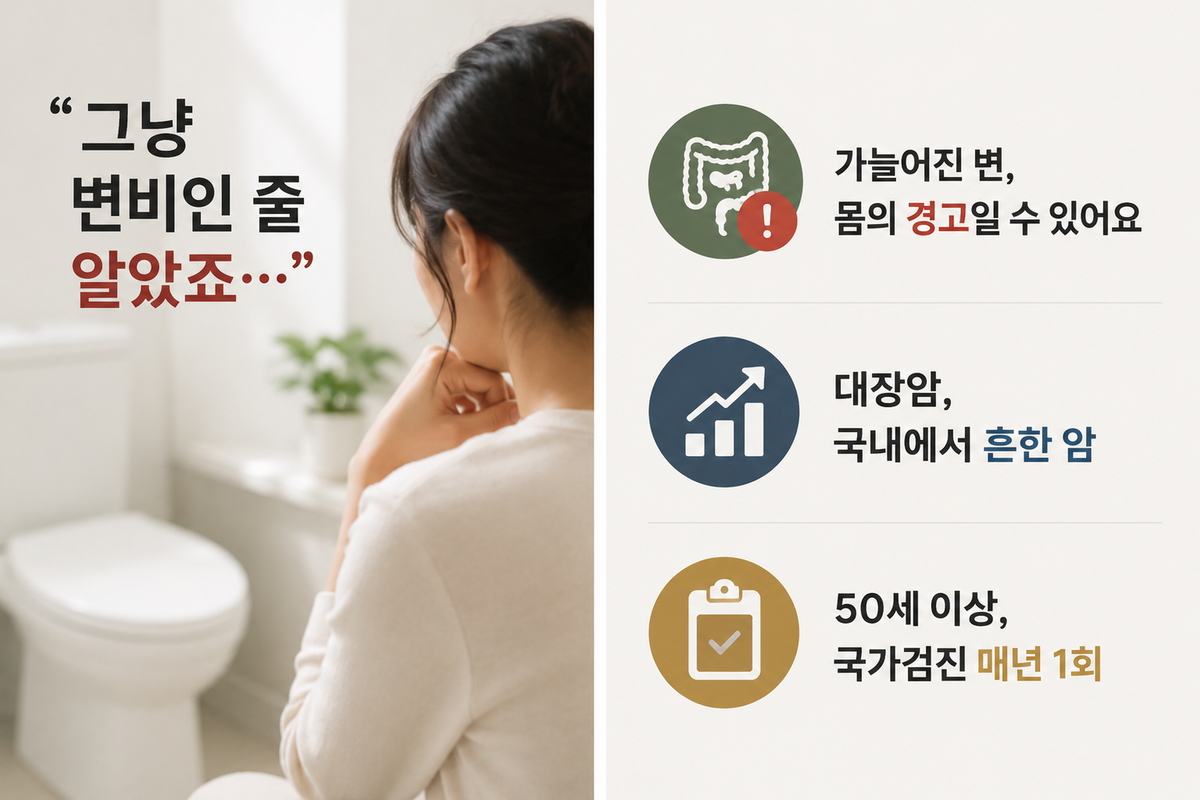 “그냥 변비인 줄 알았죠”…대장암 진단 전 가장 ‘흔한 착각’