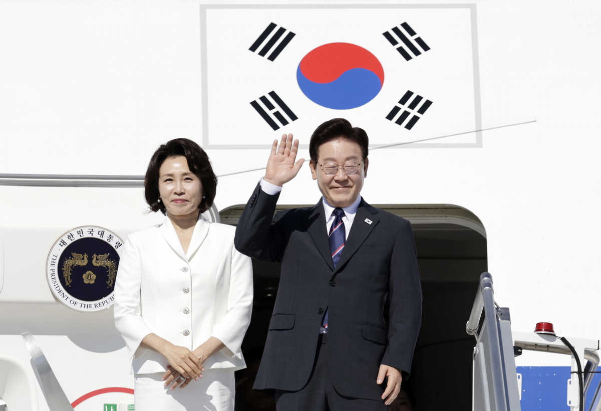 G7 정상회의 참석 위해 제네바 도착한 李… 에비앙서 정상 기념촬영 시작으로 일정 돌입