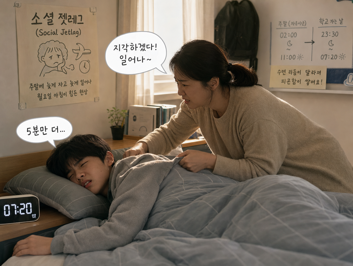 달라진 수면시간이 부른 ‘소셜 젯레그’…개학 며칠 전 미리 되돌려야