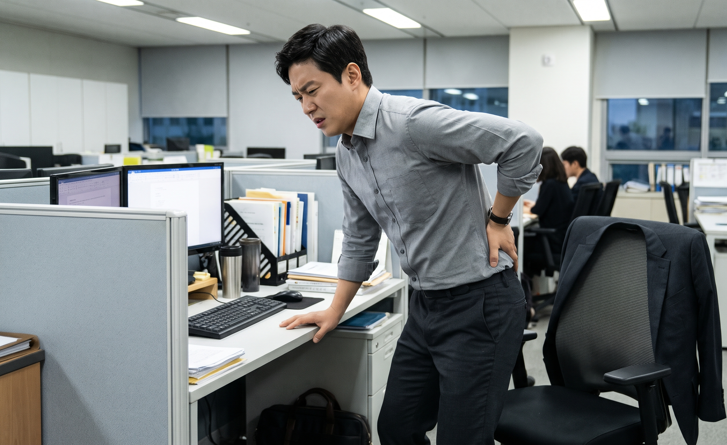 하루 8시간 앉은 직장인 퇴근길 요통, 의자 아닌 골반 속 ‘장요근 단축’ 탓 [헬스&라이프]